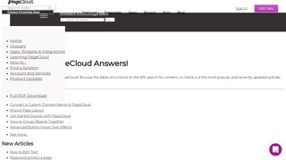 
                            6. Welcome to PageCloud Answers!