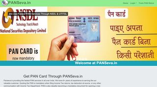 
                            3. Welcome To PANSeva.in