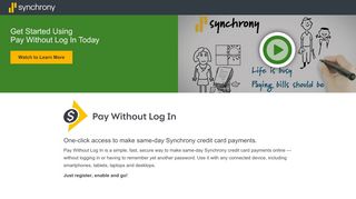 
                            9. Welcome to Pay Without Log In!