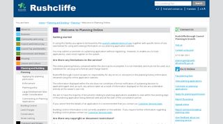 
                            1. Welcome to Planning Online - Rushcliffe Borough Council