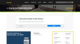 
                            2. Welcome to Pulse.datamatics.com - Pulse | Datamatics Global ...