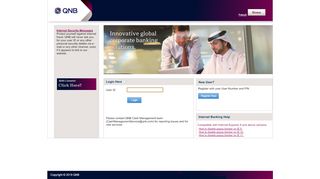 
                            8. Welcome to Qatar National Bank Corporate Online Banking