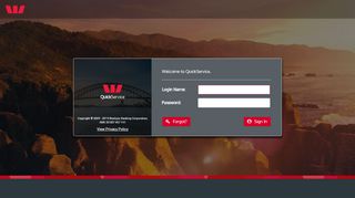 
                            6. Welcome to QuickService. - Westpac