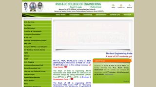 
                            2. Welcome to RVR & JC College of Engg