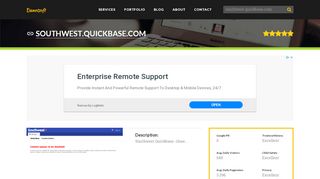 
                            7. Welcome to Southwest.quickbase.com - Cookies Disabled