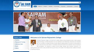 
                            9. Welcome To Sri SaiRam Polytechnic College