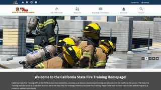 
                            2. Welcome to State Fire Training - California State Fire Marshal