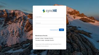 
                            6. Welcome to SyncHR ~ Login