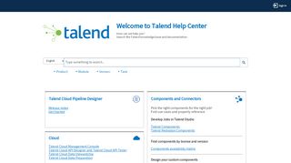 
                            6. Welcome to Talend Help Center