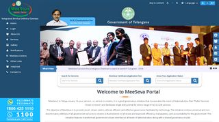 
                            6. Welcome to Telangana MeeSeva Portal...