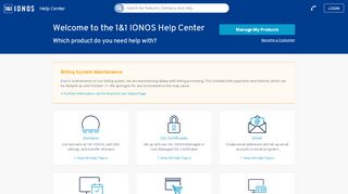 
                            7. Welcome to the 1&1 IONOS Help Center - 1&1 IONOS Help