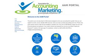 
                            2. Welcome to the AAM Portal!