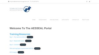 
                            6. Welcome To The AESSEAL Portal - TAM