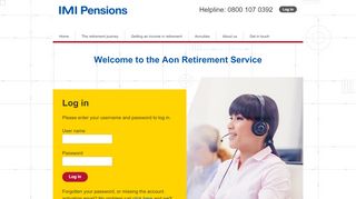 
                            3. Welcome to the Aon Retirement Service - IMI …