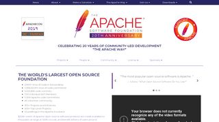 
                            7. Welcome to The Apache Software Foundation!