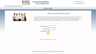 
                            2. Welcome to the ASC Online Service Center Login