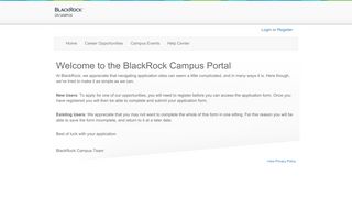 
                            8. Welcome to the BlackRock Campus Portal - BlackRock