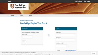 
                            10. Welcome to the Cambridge English Test Portal