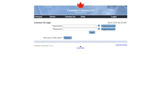 
                            7. Welcome to the Canadian Common CV - ccv-cvc.ca