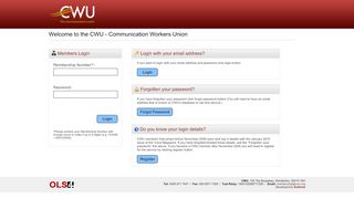 
                            3. Welcome to the CWU - Communication Workers Union