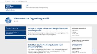 
                            1. Welcome to the Degree Program ISE - uni-due.de