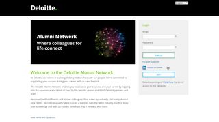 
                            2. Welcome to the Deloitte Alumni Network