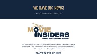 
                            11. Welcome to the home of Disney Movie Rewards!