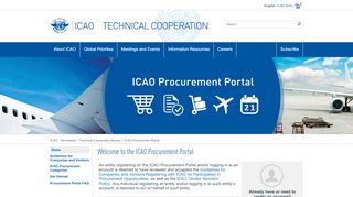 
                            3. Welcome to the ICAO Procurement Portal