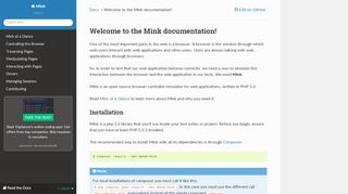 
                            4. Welcome to the Mink documentation! — Mink 1.6 ... - Behat