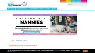 
                            1. Welcome to the Nannies Area - nannytax.co.uk