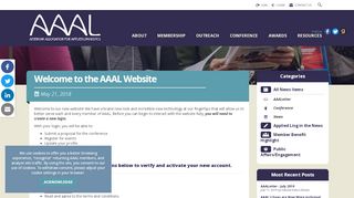 
                            5. Welcome to the New AAAL Website - American Association For ...