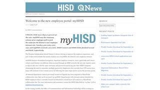 
                            10. Welcome to the new employee portal: myHISD | …