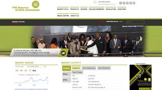 
                            2. Welcome to The Nigerian Stock Exchange, NSE