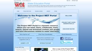
                            10. Welcome to the Project WET Portal | Water Education Portal