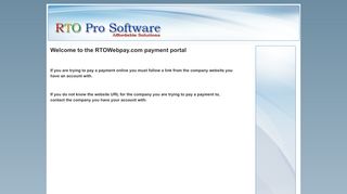 
                            1. Welcome to the RTOWebpay.com payment portal If you are ...
