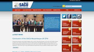 
                            3. Welcome to the SACU Website