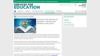 
                            4. Welcome to the Services for Education - Services ... - North Lincolnshire