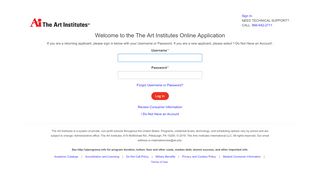 
                            11. Welcome to the The Art Institutes Online Application