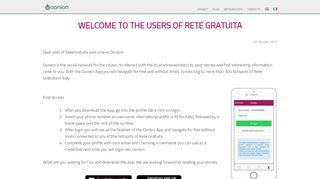 
                            4. Welcome to the users of Rete Gratuita – oonion.net