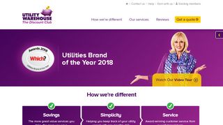 
                            6. Welcome to the Utility Warehouse