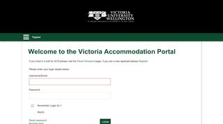 
                            9. Welcome to the Victoria Accommodation Portal
