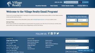 
                            8. Welcome to the Village Realty Email Program! | Village Realty