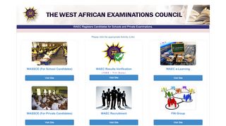 
                            3. Welcome to The West African Examinations Council