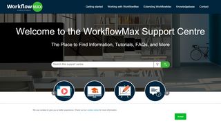 
                            9. Welcome to the WorkflowMax Support Centre