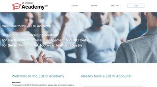 
                            6. Welcome to the ZDHC Academy