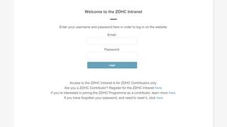 
                            7. Welcome to the ZDHC Intranet