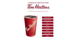 
                            5. Welcome to Tim Hortons