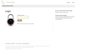 
                            5. Welcome to TopCard Online Portal