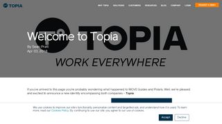 
                            2. Welcome to Topia
