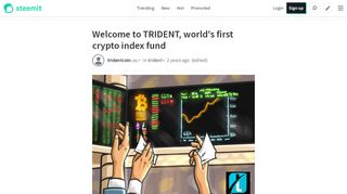 
                            3. Welcome to TRIDENT, world's first crypto index fund - Steemit